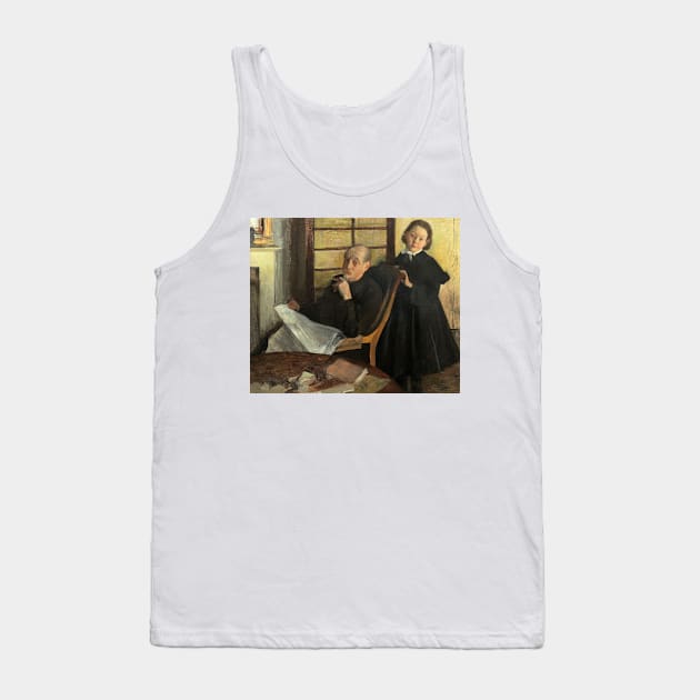 Henri Degas and His Niece Lucie Degas by Edgar Degas Tank Top by Classic Art Stall